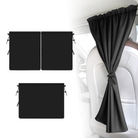 yowodana 車用 カーテン 間仕切りカーテン 日よけ 遮光率99.99％ プライバシー保護 紫外線対策 uvカット 取付簡単 厚手 遮光断熱 トラック用品 カー用品 仮眠 車中泊 プライバシー保護