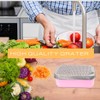 JagKul Cheese Grater Set with Container, 2 Stainless Steel Cutters,