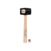 31121 18-OZ. DEADHEAD RUBBER MALLET W/WOOD HAND