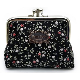 Patty Both Cute Classic Floral Exquisite Buckle Coin Purse