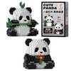 CHUNLINLAODA 337 Pcs Panda Mini Building Blocks Set Panda Micro