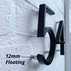 Hasware Floating House Number Sign, 12 cm, Modern Door Numbers,