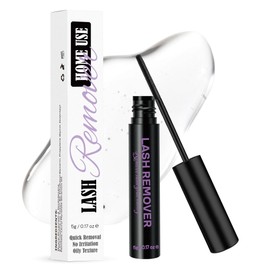 GAQQI Lash Remover for Eyelash Clusters, Eyelash Glue Remover for DIY Lash Extensions, Gentle Oil Texture Formula 5ml