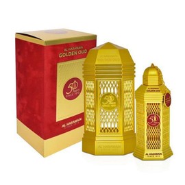 Al Haramain 50 Years Golden Oud Eau De Parfum Limited Edition Spray 3.4 Ounce (Unisex)
