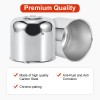 2PCS 4.88" Push Through Center Caps for Trailer Truck RV