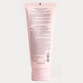 The Face Shop Rice Water Bright Foaming Cleanser, Hydrating Korean Face Wash with Ceramides, Deep Pore Cleansing, All Skin Types, Gentle Skincare, Veg