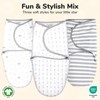 Mama Cheetah Organic Baby Swaddle Blanket, Adjustable Newborn Swaddle Sleep