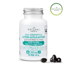 [Natural Emix] Dual Supercritical Lutein Astaxanthin [500mg x 90 capsules x 3 months supply] / [내추럴이믹스] 듀얼 초임계 루테인 아스타잔틴 [500mg x 90캡슐 x 3개월분]