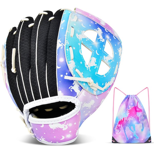 OlyMpic Kids Baseball Glove - Lightweight Synthetic Leather with Premium