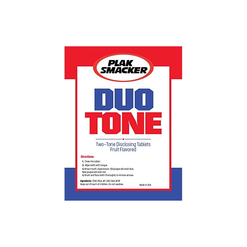 Duo Tone Plaque Disclosing Tablets (50)