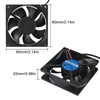 2 Pieces 80 mm Fan 8025 Fan 80 x 80
