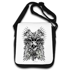 Rummage Savage Medieval Weapons Art Schultertasche