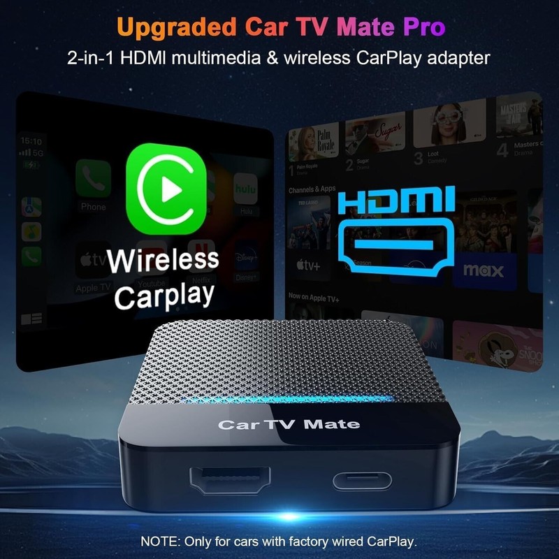 MTY Car TV Mate-HDMl Multimedia Adapter for Fire TV Stick/Google