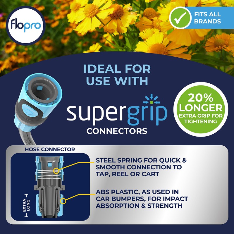 Flopro+ Double Male Garden Hose Connector