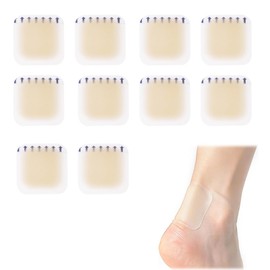 Foot Protective Pad, Prevents Shoes from Slipping, Bunion Correction Goods, Supporter, Bunions, Anti-Shoe Pad, Heel Pad, Anti-Slipper Goods, Disposable, Unisex, 10 Pieces, Friction Protection (2.0 x