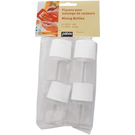 Pebeo Mixed Media, Set of 4 x 45 ml Empty Bottles