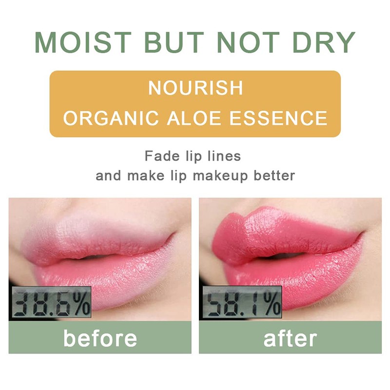 BINGBRUSH Aloe Vera Color Changing Lipstick Queen,Long Lasting Lip Care