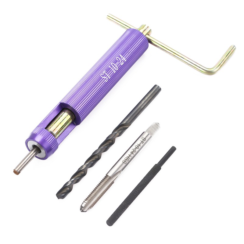 50pcs Stainless Steel Coiled Wire Helical Screw Thread Inserts Kit