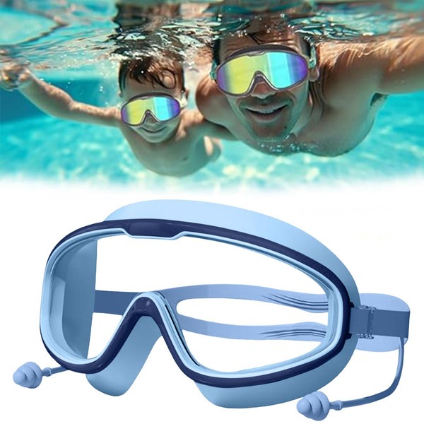 Goggles Natación para Niños, Gafas de Natación, Anti Niebla UV,