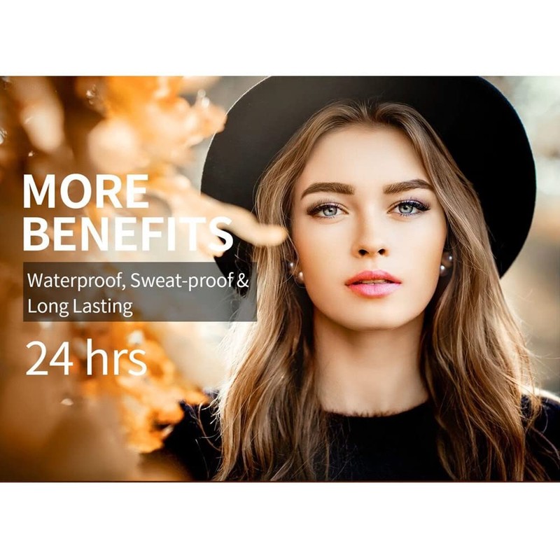 Waterproof Tattoo Eyebrow Pencil, Liquid Eyebrow Pencil, Professional Makeup Eyebrow