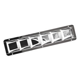 MARINE CITY Stainless Steel 6 Slots Louvered Vent 12-7/8 Inches × 3 Inches × 1-1/4 Inches (1 Pcs)