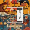 Lantern Press 1000 Piece Jigsaw Puzzle, California, Marine Animals, Geometric