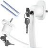 Retoo Window Handle Lockable Window Knob with Lock Window Lock