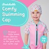 Cheekaaboo Swim Cap for Kids, Soft, Stretchable Spandex Swimming Hat,
