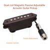 Acoustic Guitar Pickup Passive Megnetic Soundhole Pickup with Humbucker Volume