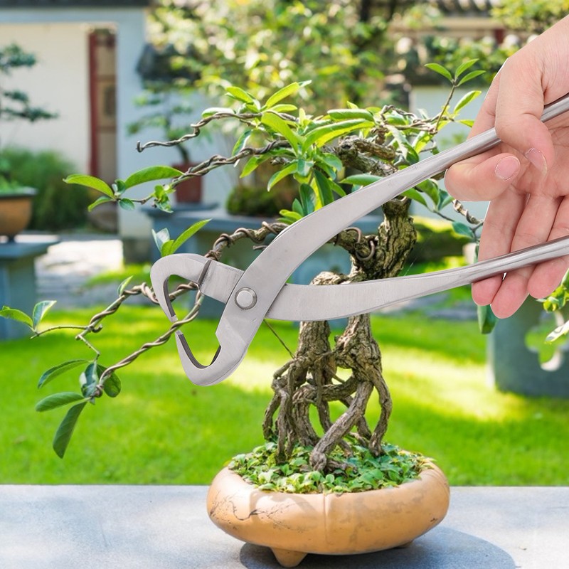 27cm Stainless Steel Trunk Splitter Branch Cutter Bonsai Tools Garden