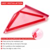 RERPRO Rear Window Triangle Cover Trim Compatible with 2021 2022