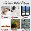 ligiyoto 33 Ft Self-Adhesive Weather Stripping Door Seal Strip for