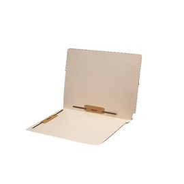 Manila Folders - 14pt, 1 Top & 1 Side Fastener, Mylar Spine, 1/2"W Reinforced End Tab