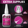 Medium-Thick Super Glue for Wood Plastic Ceramic, 56.8 Gram (2oz)
