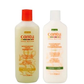 Cantu Cantu Moisturising Cream Shampoo 13.5 oz & Moisturising Rinse Out Conditioner 13.5 oz