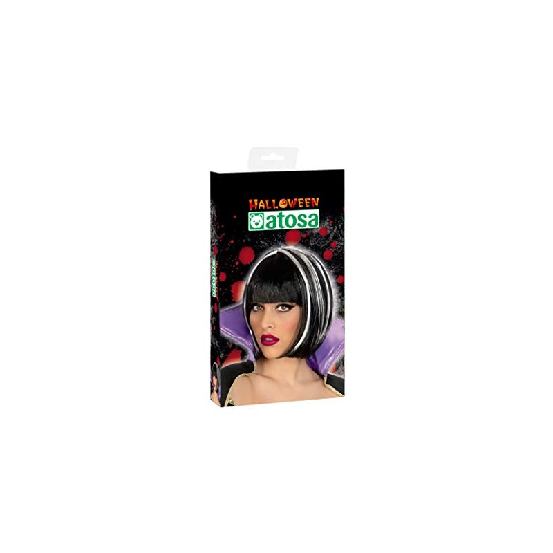 Wig Charleston Black Wick White - Wigs