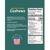 Platinum’s Roasted & Salted Cashews - Plant Based Protein, Fiber,
