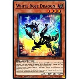 Yu-Gi-Oh! - White Rose Dragon - SAST-ENSE4 - Super Rare - Limited Edition - Savage Strike: Special Edition