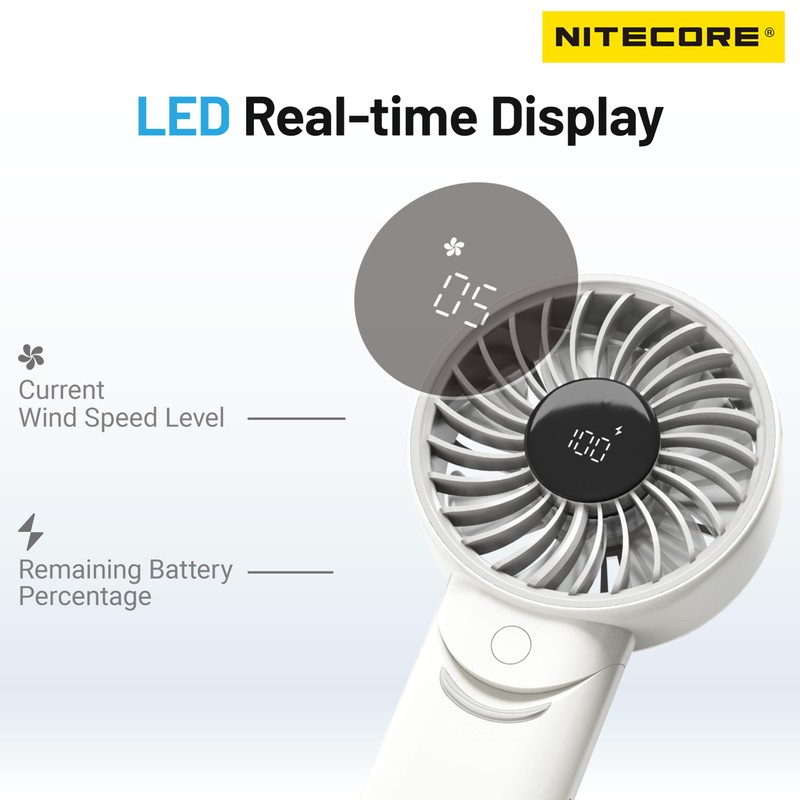 Nitecore NEF03 Pro Portable Foldable Handheld Fan