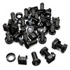 deleyCON 20 x M6 Cage Nuts Screws Set for Network