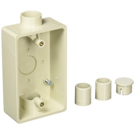Mirai Industry PVR16-2J Exposed Switch Box for Both 1 and 2 Way Projection, Compatible Tubes VE14/16, Beige, 1 Piece