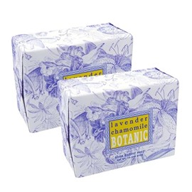 Greenwich Bay Trading Co. Lavender Chamomile Soap - 10.5 oz Triple Milled Luxury Bars, Set of 2