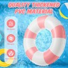 2 PCS 43inch Orange Inflatable Pool Floats for Adults Swimming