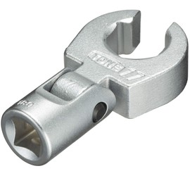 Tone 3SCF-17F Flex Claw Foot Wrench, 3/8 inch (9.5 mm) Drive, Width of Both Sides 0.7 inches (17 mm)