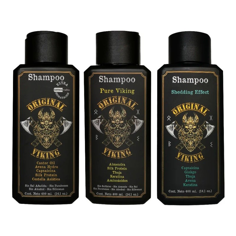 Kit 2 Shampoos Premium Pure Viking By Original Viking