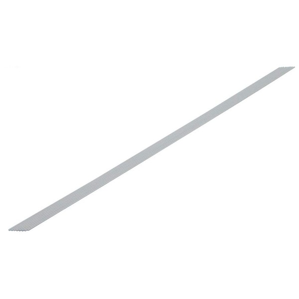 Plush = Materials [Gray] half round Rods 1.0 mm (8 Pieces)