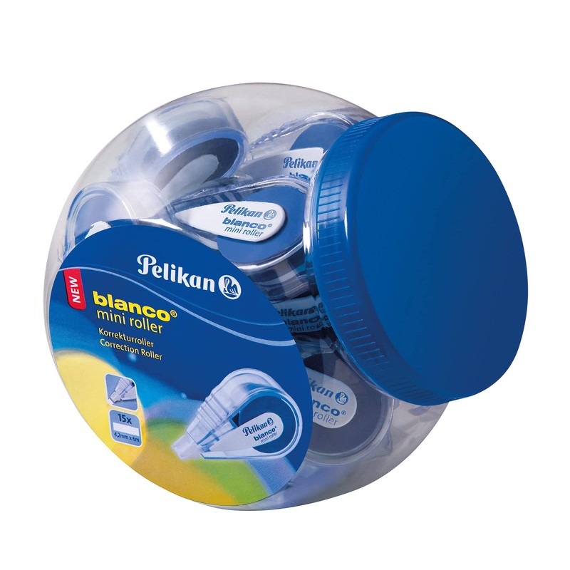 Pelikan Blanco Mini Correction Roller, Candy Box with 15 Pieces