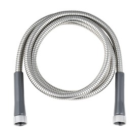 SKYWARD 304 Stainless Steel short Garden Hose 8 ft with Female to Female Metal Connector,Easy to Use & Store, Anti-Leakage Hose, High Water Flow (8ft)