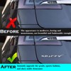 YHCDSEA Dual Motor Badge Emblem Sticker Plaid Decor Compatible for